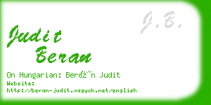 judit beran business card